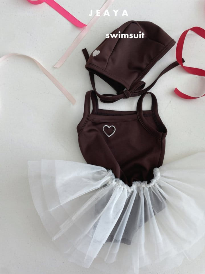 Jeaya & Mymi - Korean Baby Fashion - #babyfashion - Heart Swim Suit - 7