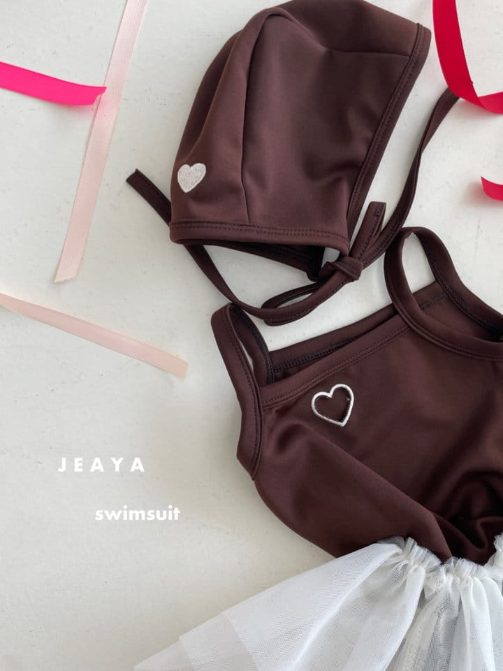 Jeaya & Mymi - Korean Baby Fashion - #babyfever - Heart Swim Suit - 8