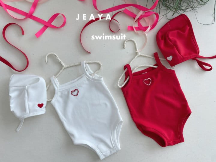 Jeaya & Mymi - Korean Baby Fashion - #babygirlfashion - Heart Swim Suit - 9