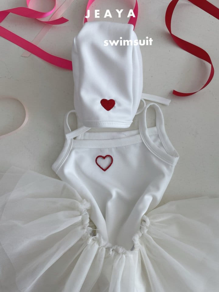 Jeaya & Mymi - Korean Baby Fashion - #babyoninstagram - Heart Swim Suit - 11