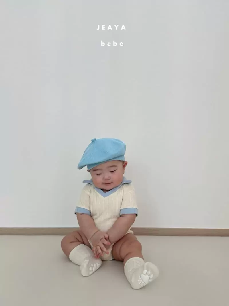 Jeaya & Mymi - Korean Baby Fashion - #babyootd - Summer Collar Body Suit - 6
