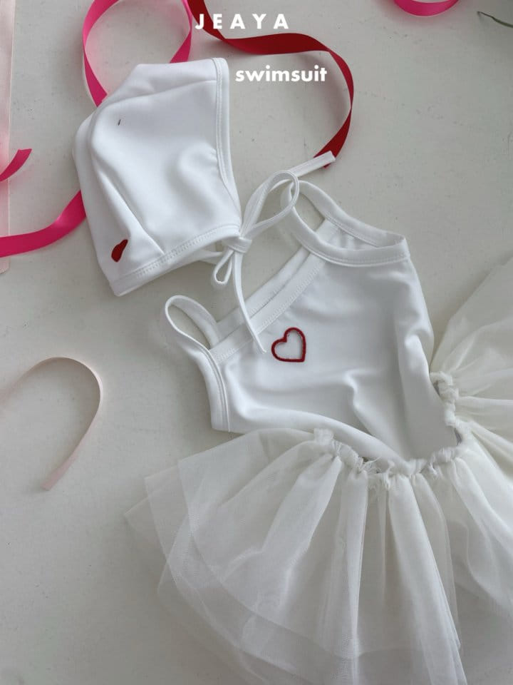 Jeaya & Mymi - Korean Baby Fashion - #smilingbaby - Heart Swim Suit - 3