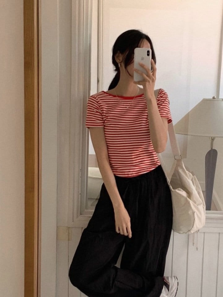 Jeiin - Korean Women Fashion - #momslook - Rich Tee - 5