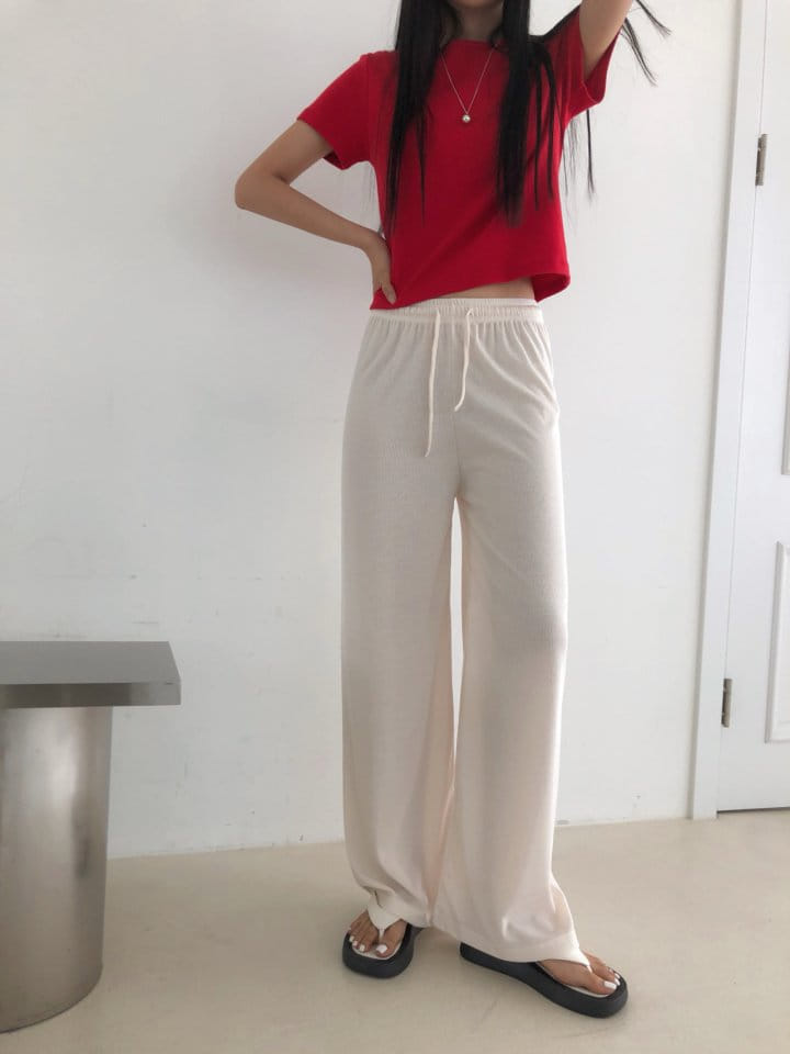 Jeiin - Korean Women Fashion - #momslook - Natural Pants - 11