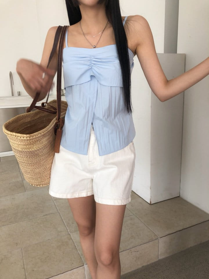 Jeiin - Korean Women Fashion - #momslook - Roaming Sleeveless Blouse - 11