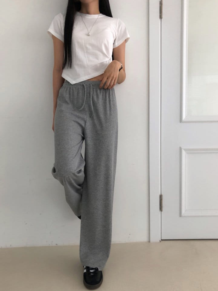 Jeiin - Korean Women Fashion - #pursuepretty - Natural Pants - 3