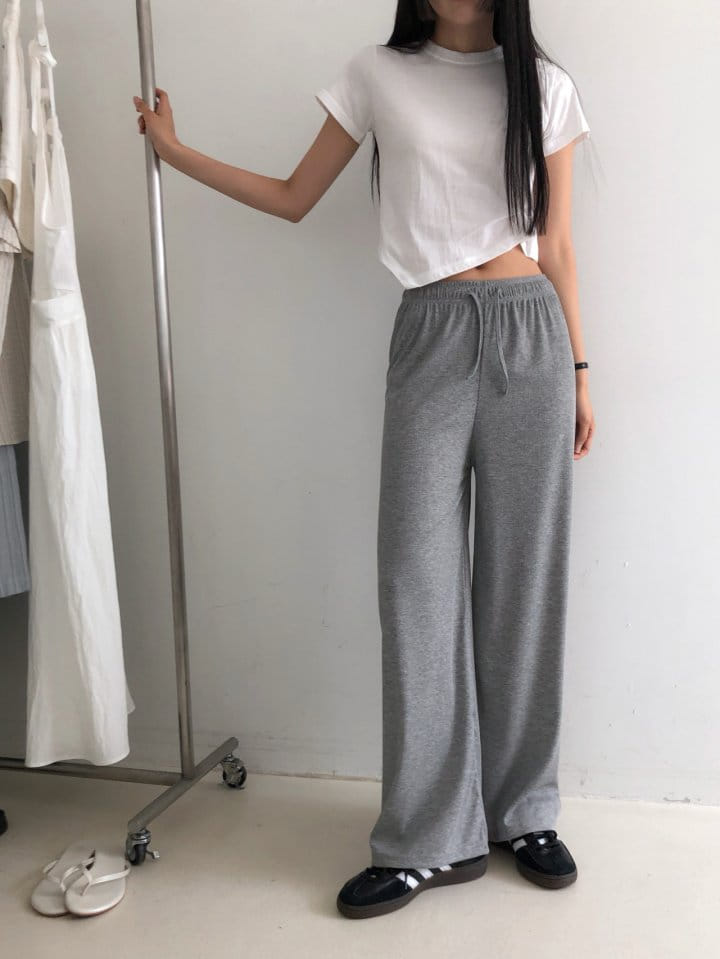 Jeiin - Korean Women Fashion - #pursuepretty - Natural Pants - 4