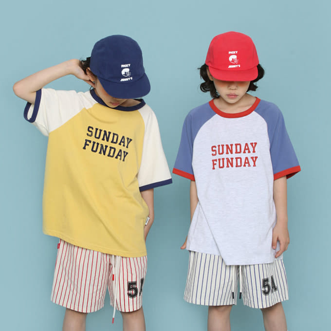 Jenny Basic - Korean Children Fashion - #minifashionista - Sunday Raglan Tee