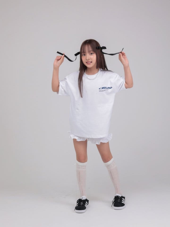 Jermaine - Korean Children Fashion - #prettylittlegirls - Circle Logo Tee - 4