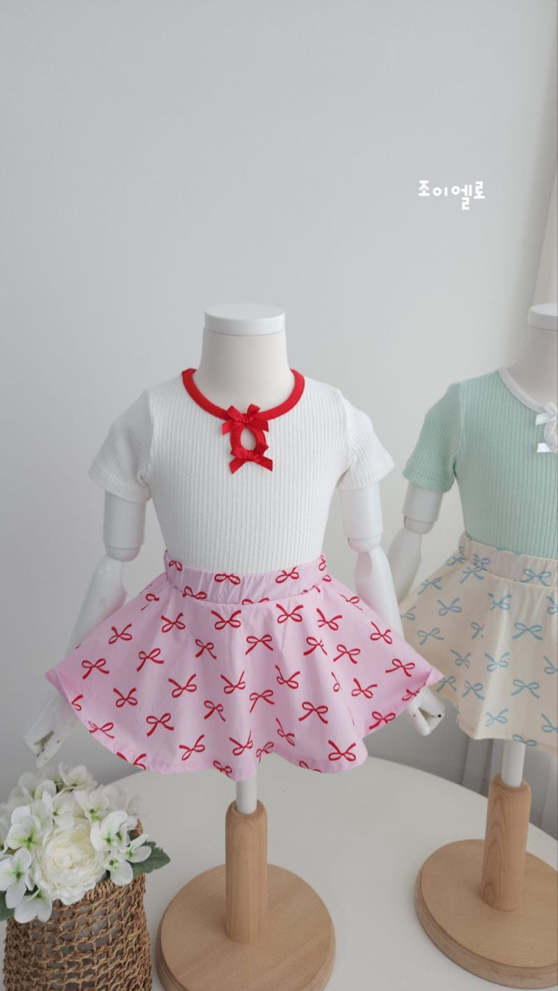 Joy ello - Korean Children Fashion - #kidzfashiontrend - Ribbon Butterfly Tee - 4