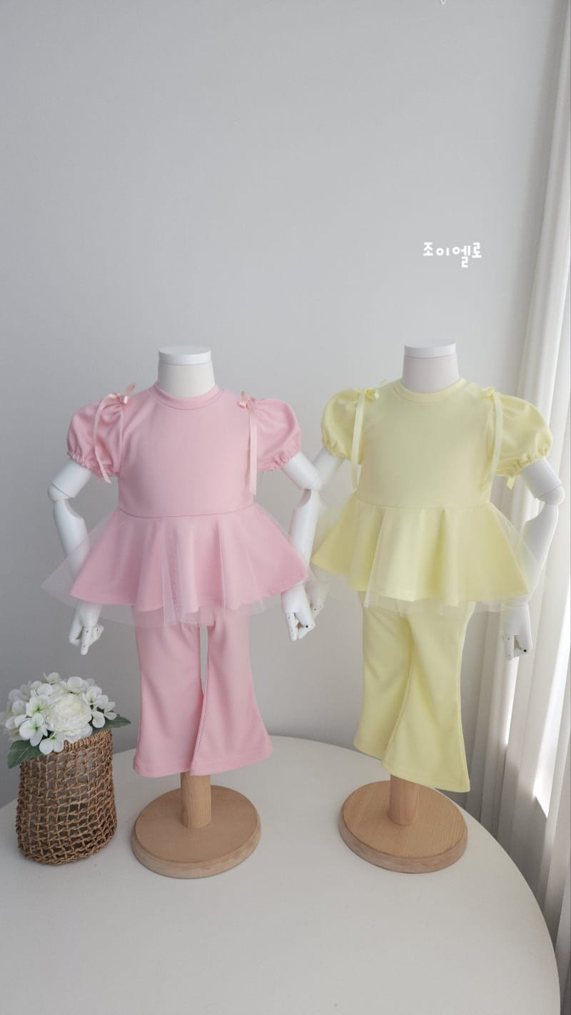 Joy ello - Korean Children Fashion - #minifashionista - Sha Sha Top Bottom Set