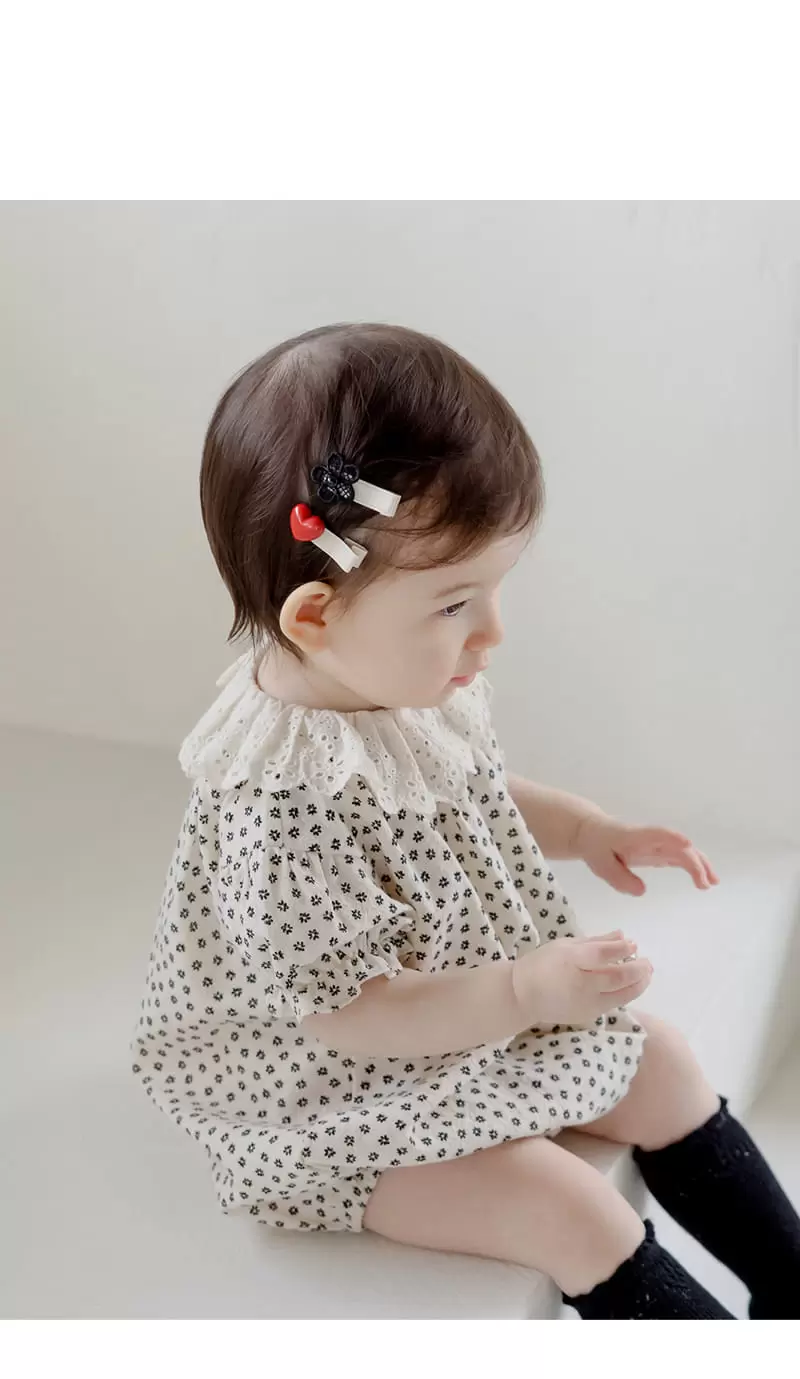 Kids Clara - Korean Baby Fashion - #babyboutique - Naeli Baby Hair Pin 3type  Set (5ea 1Set)