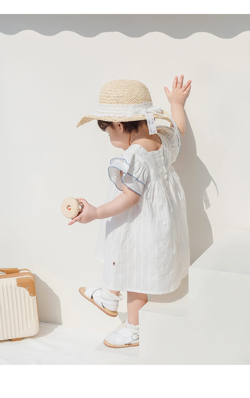 Kids Clara - Korean Baby Fashion - #babyboutiqueclothing - Becky Baby Straw Sun Hat - 7