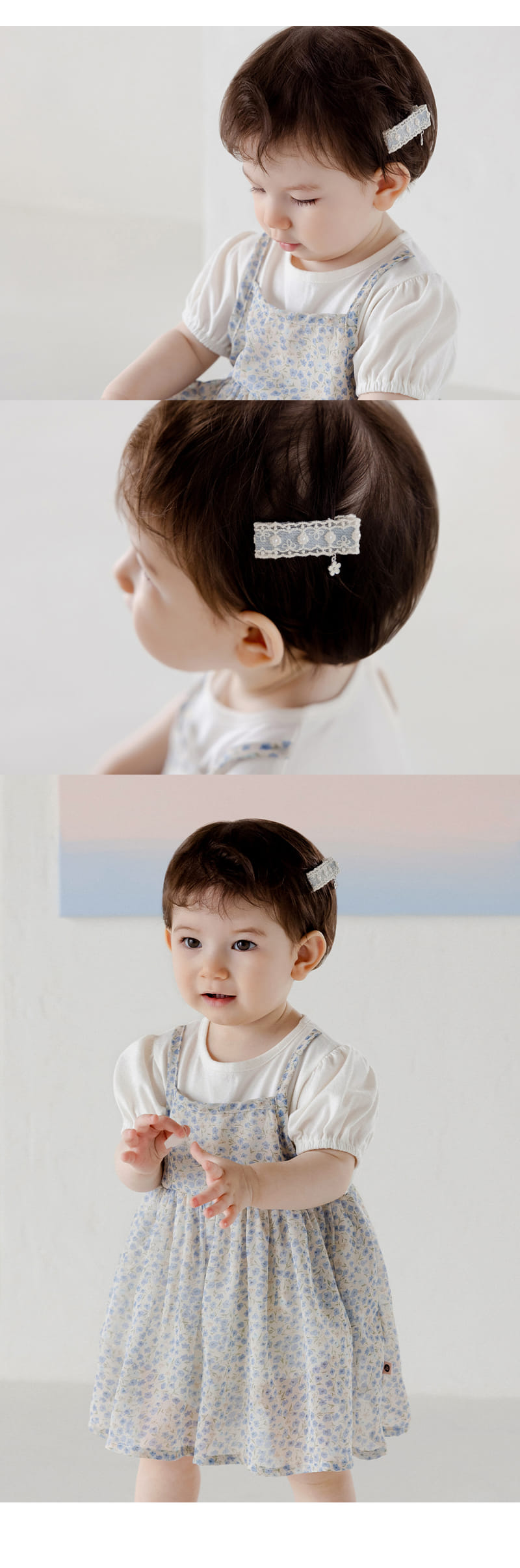 Kids Clara - Korean Baby Fashion - #babyboutique - Dolly Baby Hair Pin (5ea 1set) - 4