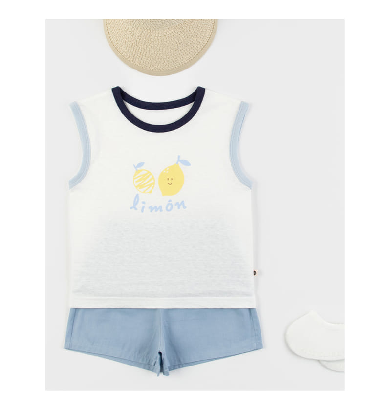 Kids Clara - Korean Baby Fashion - #babyboutique - Finley Baby Sleeveless Tee - 4