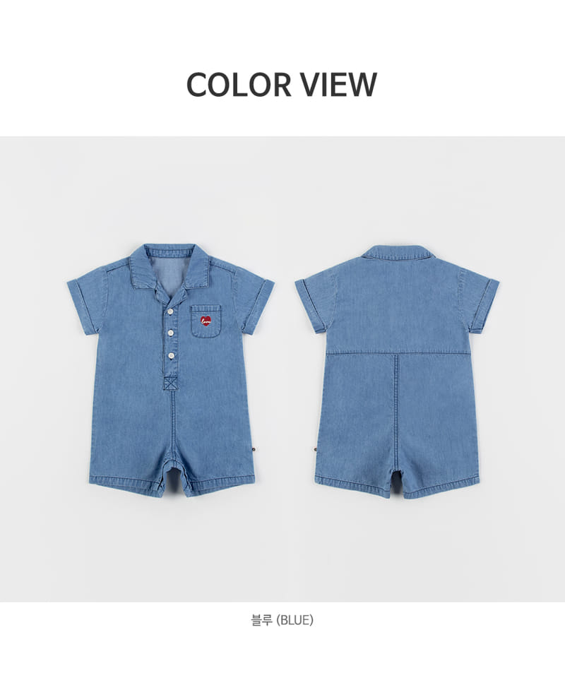 Kids Clara - Korean Baby Fashion - #babyboutiqueclothing - Reece Chambray Denim Coveralls - 8