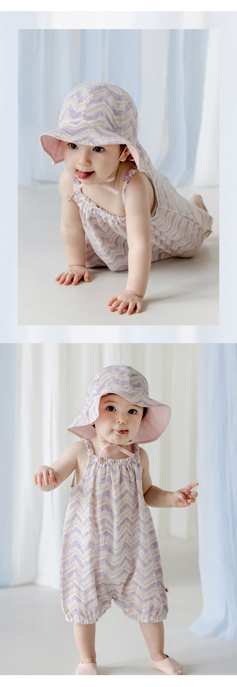 Kids Clara - Korean Baby Fashion - #babyclothing - Heath Reversible Baby Sun Hat - 4