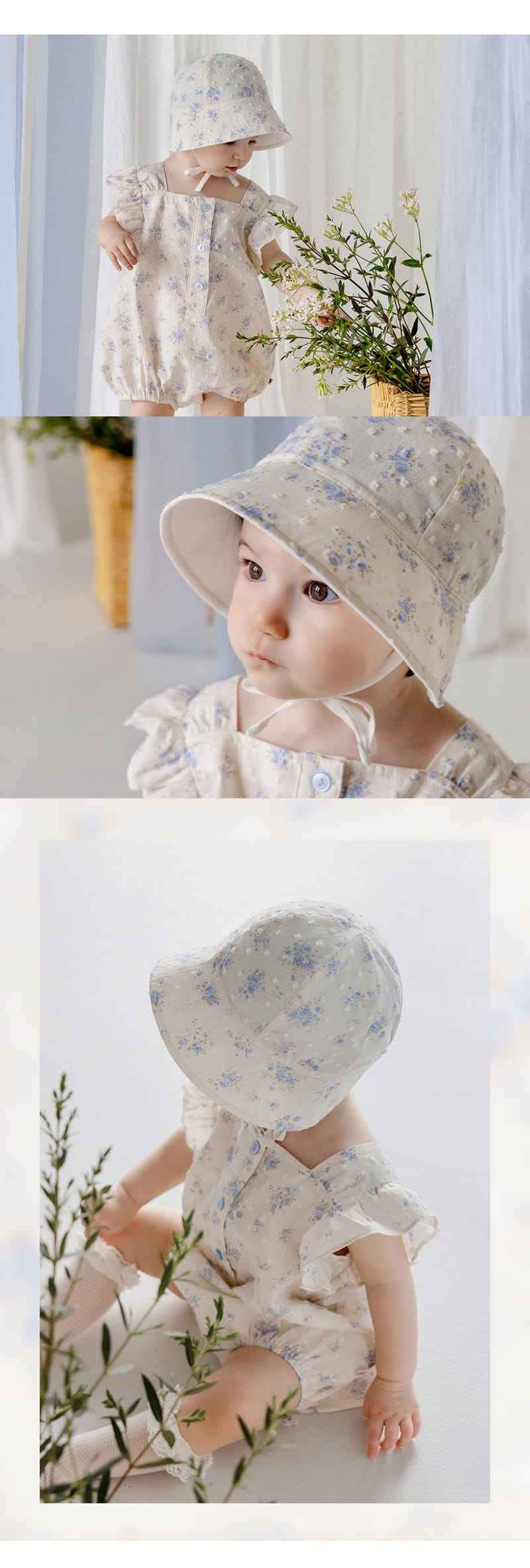 Kids Clara - Korean Baby Fashion - #babyfashion - Vera Reversible Baby Sun Hat - 3