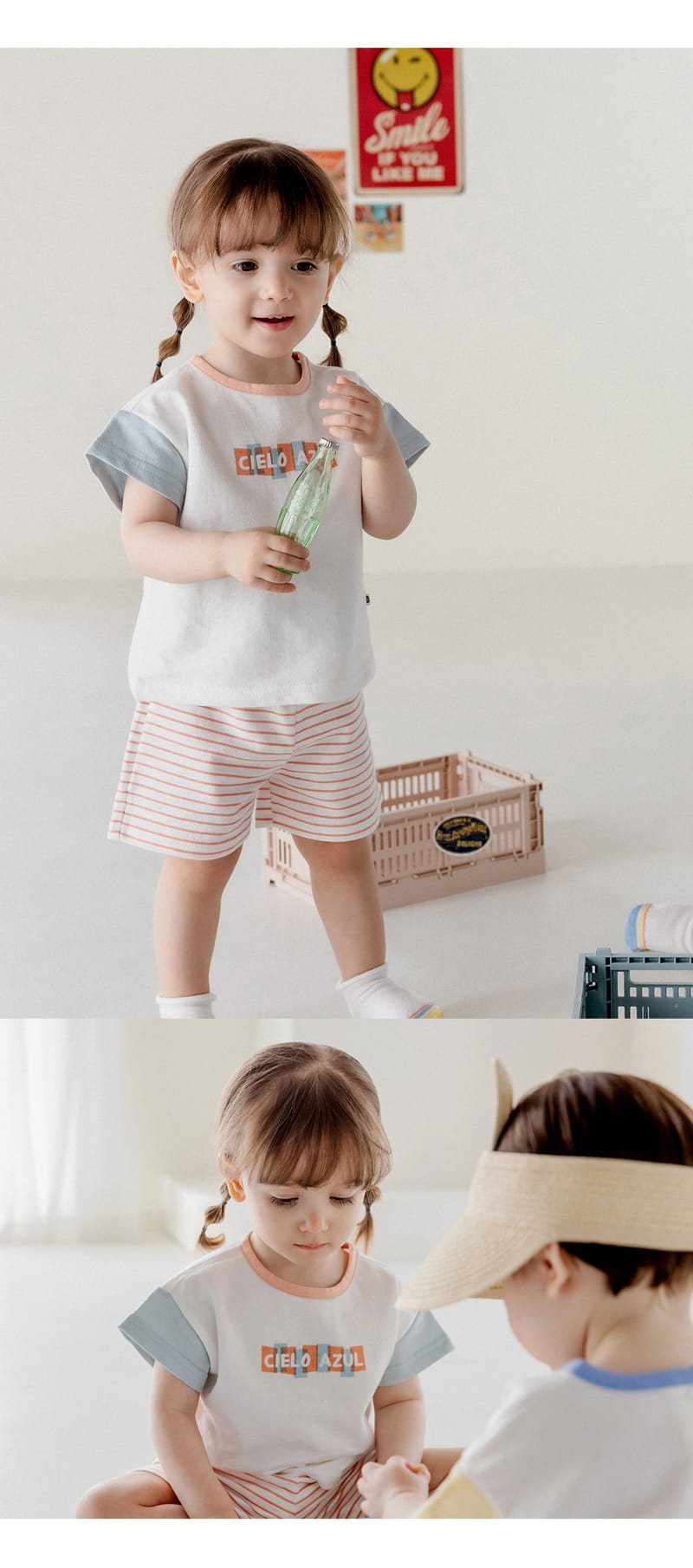 Kids Clara - Korean Baby Fashion - #babyfashion - Macy Baby Top Bottom Set - 6