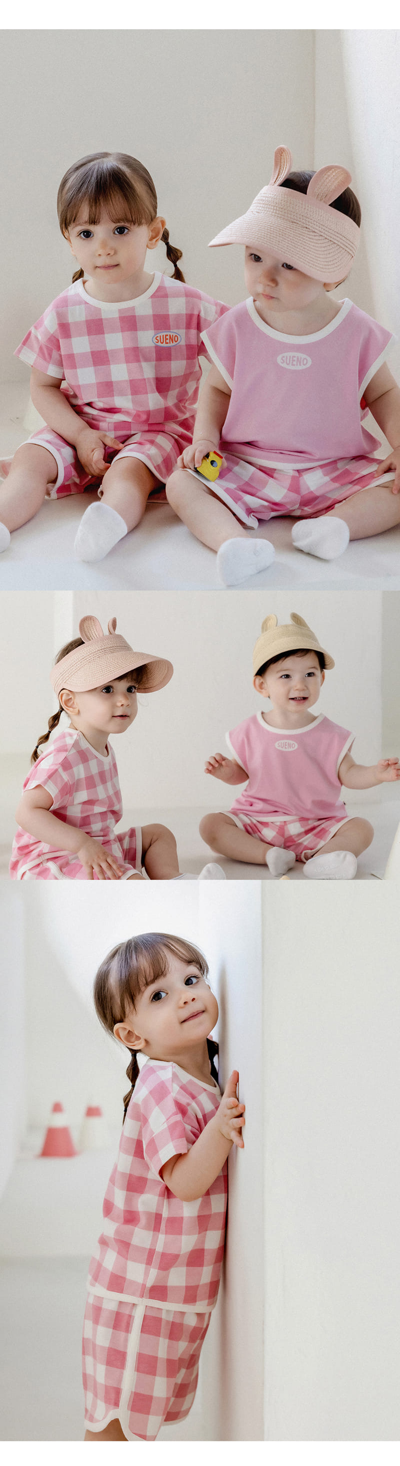 Kids Clara - Korean Baby Fashion - #babyfever - Sueno Three Piece Baby Top Bottom Set - 6