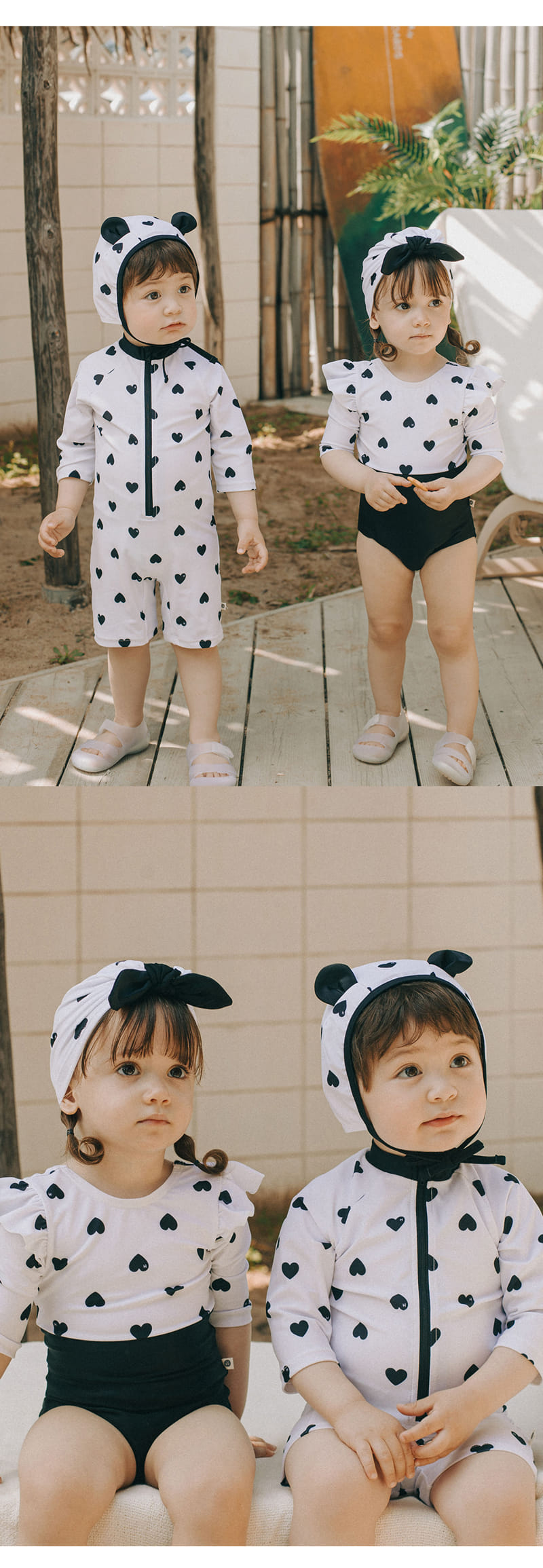 Kids Clara - Korean Baby Fashion - #babyfever - Lio Baby Swim Wear Set - 4