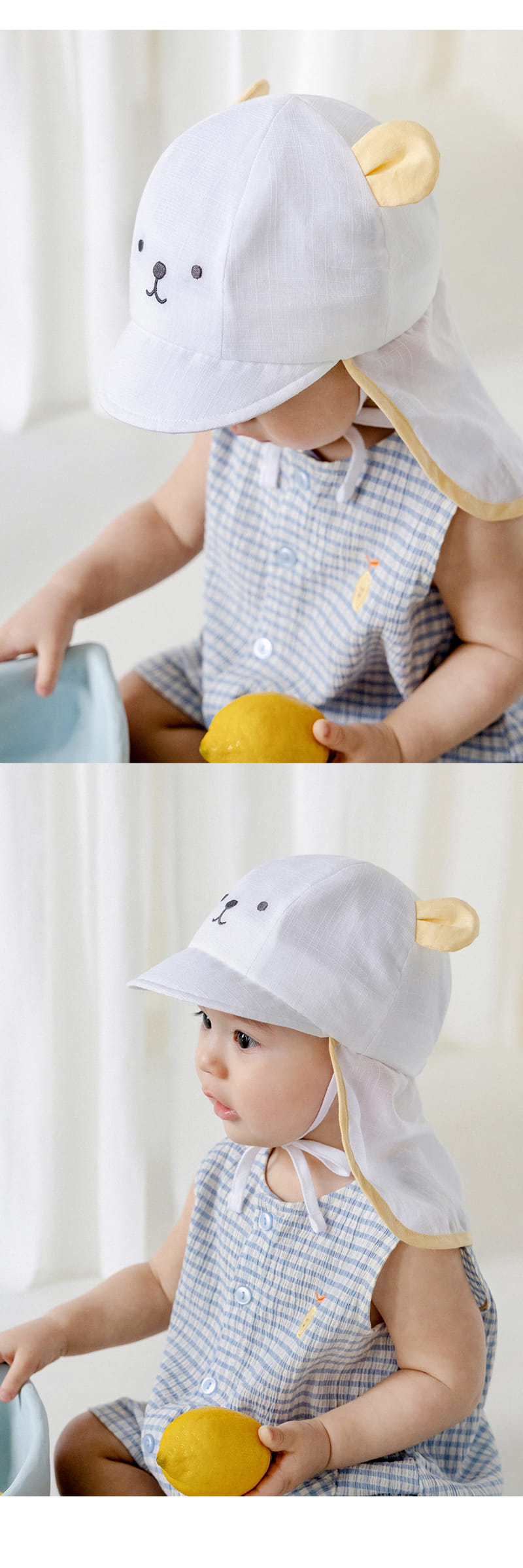 Kids Clara - Korean Baby Fashion - #babylifestyle - Bay Baby Flap Cap - 5