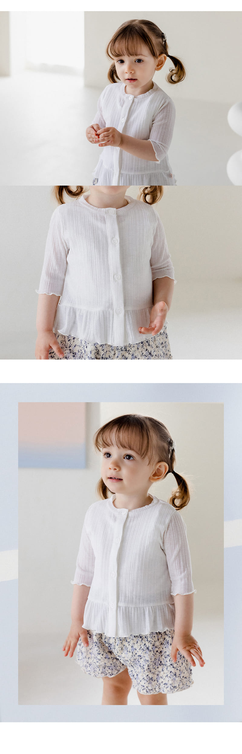 Kids Clara - Korean Baby Fashion - #babylifestyle - Adeline  Baby Cardigan - 7