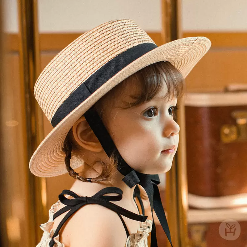 Kids Clara - Korean Baby Fashion - #babyoninstagram - Flat Baby Starw Panama Hat