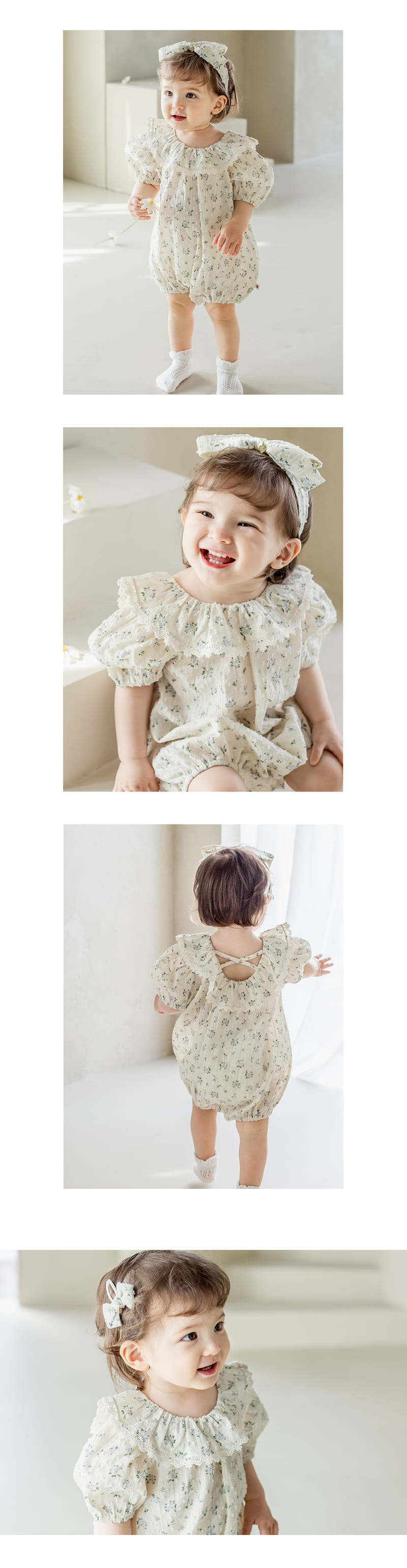 Kids Clara - Korean Baby Fashion - #babyoutfit - Floa Body Suit - 3