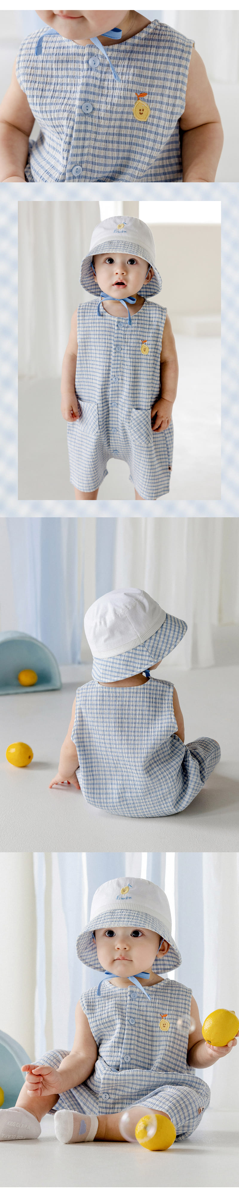 Kids Clara - Korean Baby Fashion - #babyootd - Emmett Coveralls - 4