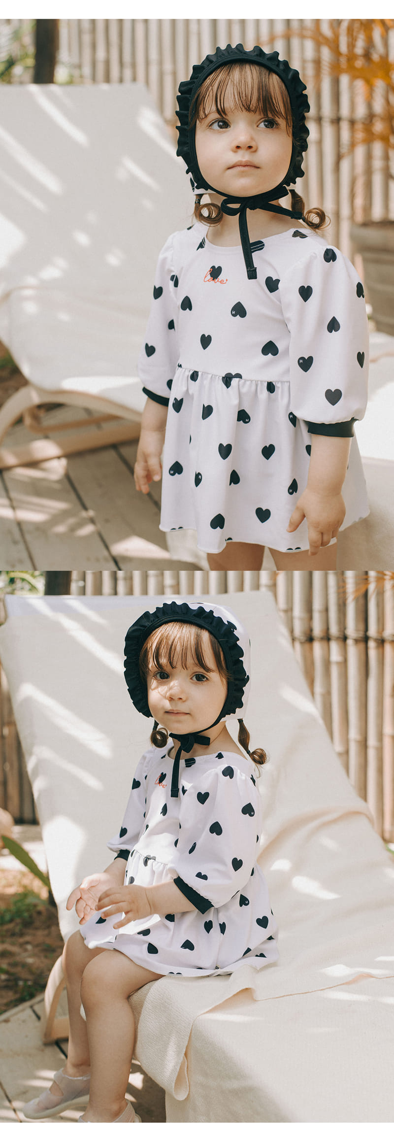 Kids Clara - Korean Baby Fashion - #babyoutfit - Lio Baby One-Piece Swim Wear Set - 3