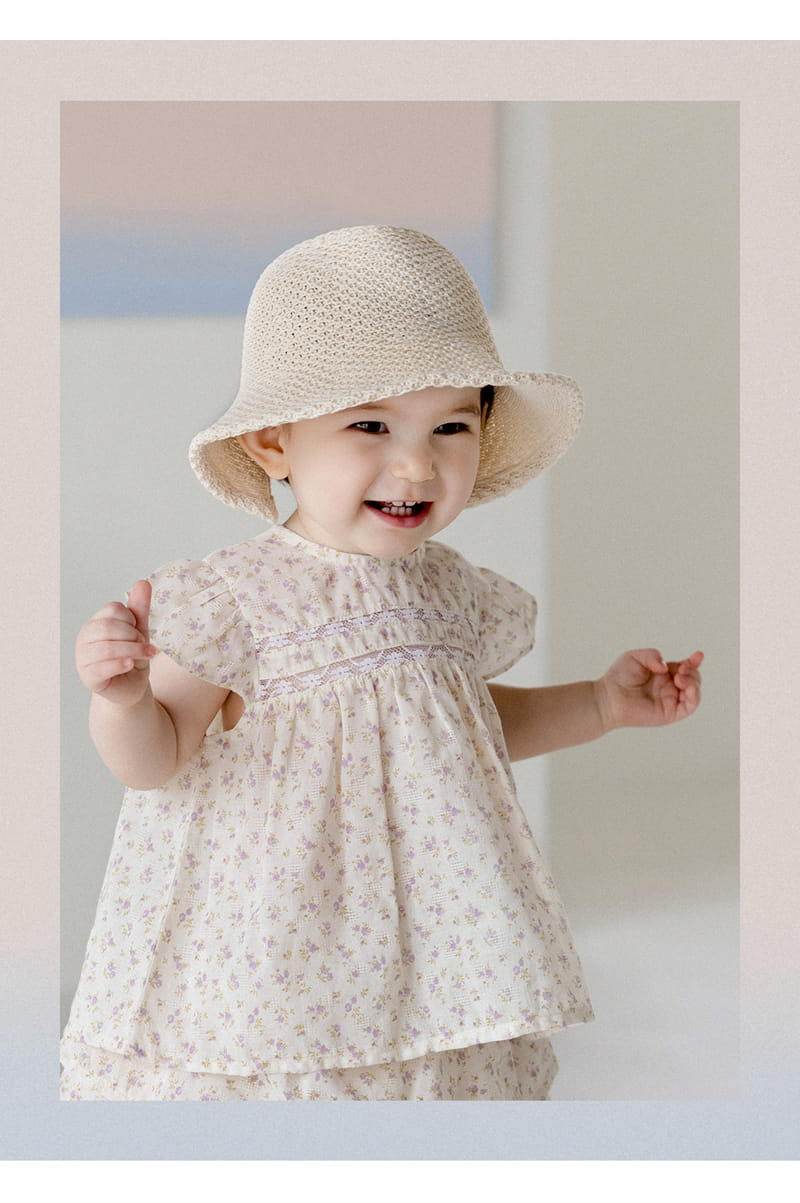 Kids Clara - Korean Baby Fashion - #babyoutfit - Lidia Baby Blouse Top Bottom Set - 4