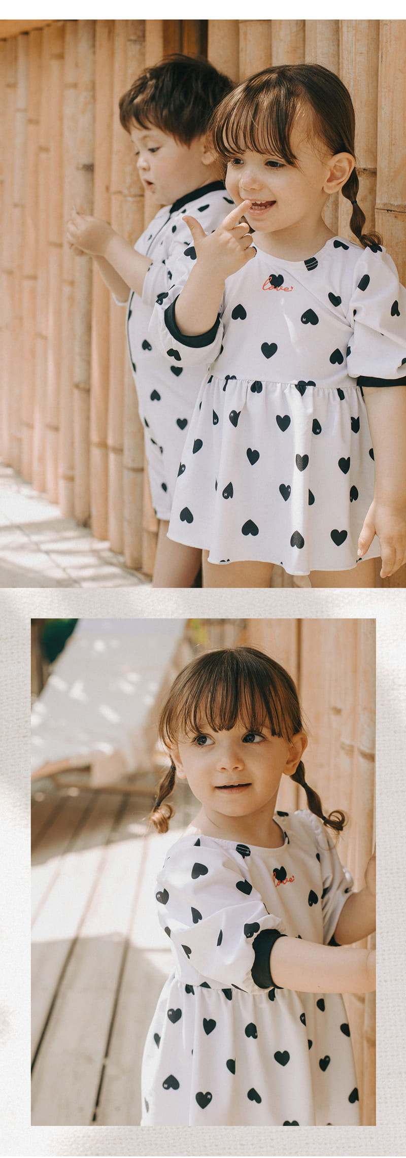 Kids Clara - Korean Baby Fashion - #onlinebabyboutique - Lio Baby One-Piece Swim Wear Set - 5