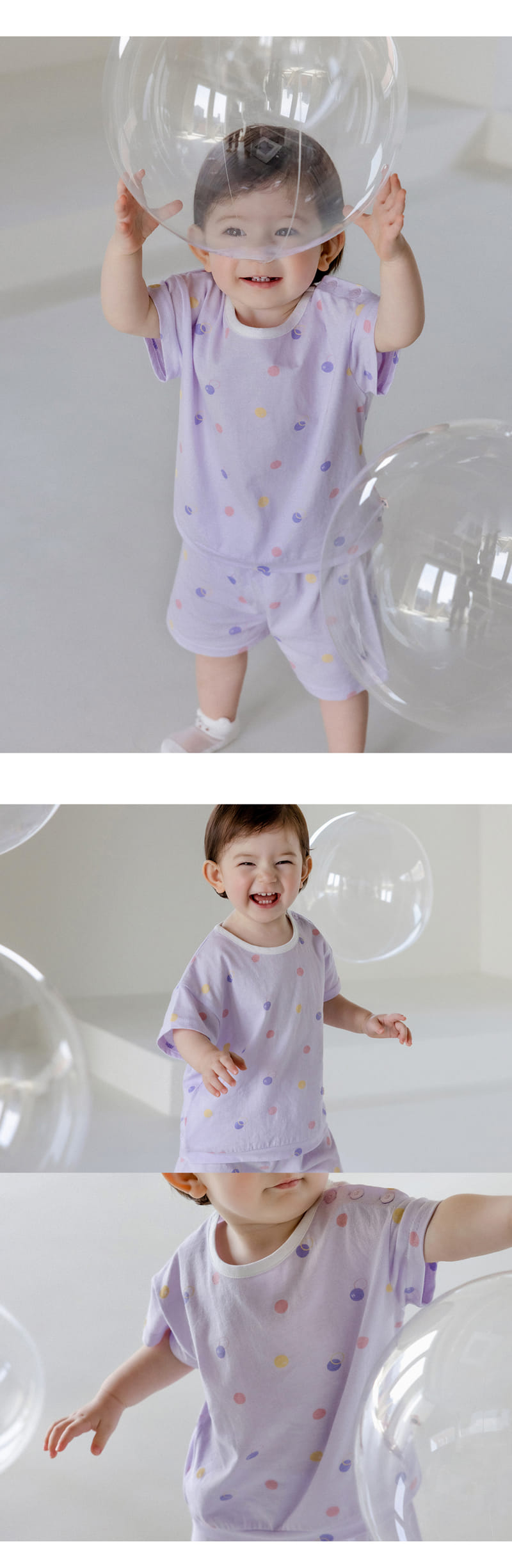 Kids Clara - Korean Baby Fashion - #babywear - Ozmeun Baby Top Bottom Set - 4