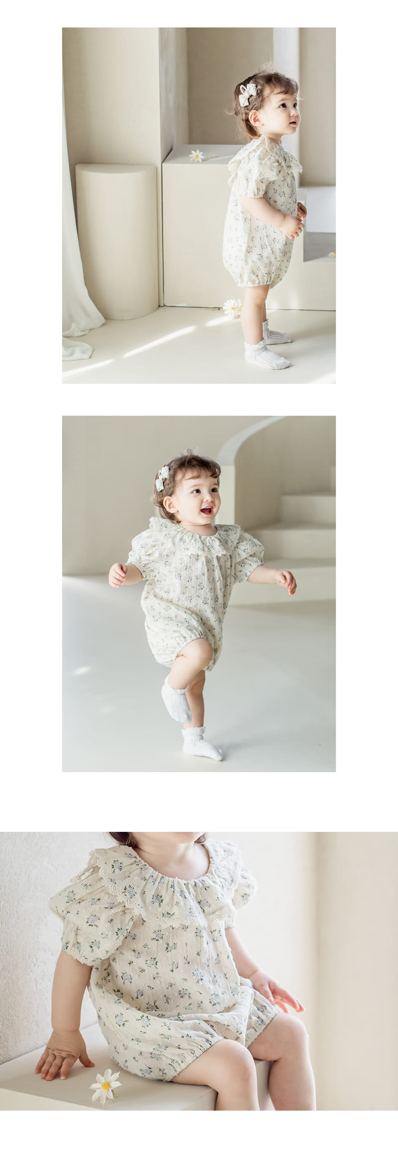 Kids Clara - Korean Baby Fashion - #onlinebabyshop - Floa Body Suit - 6