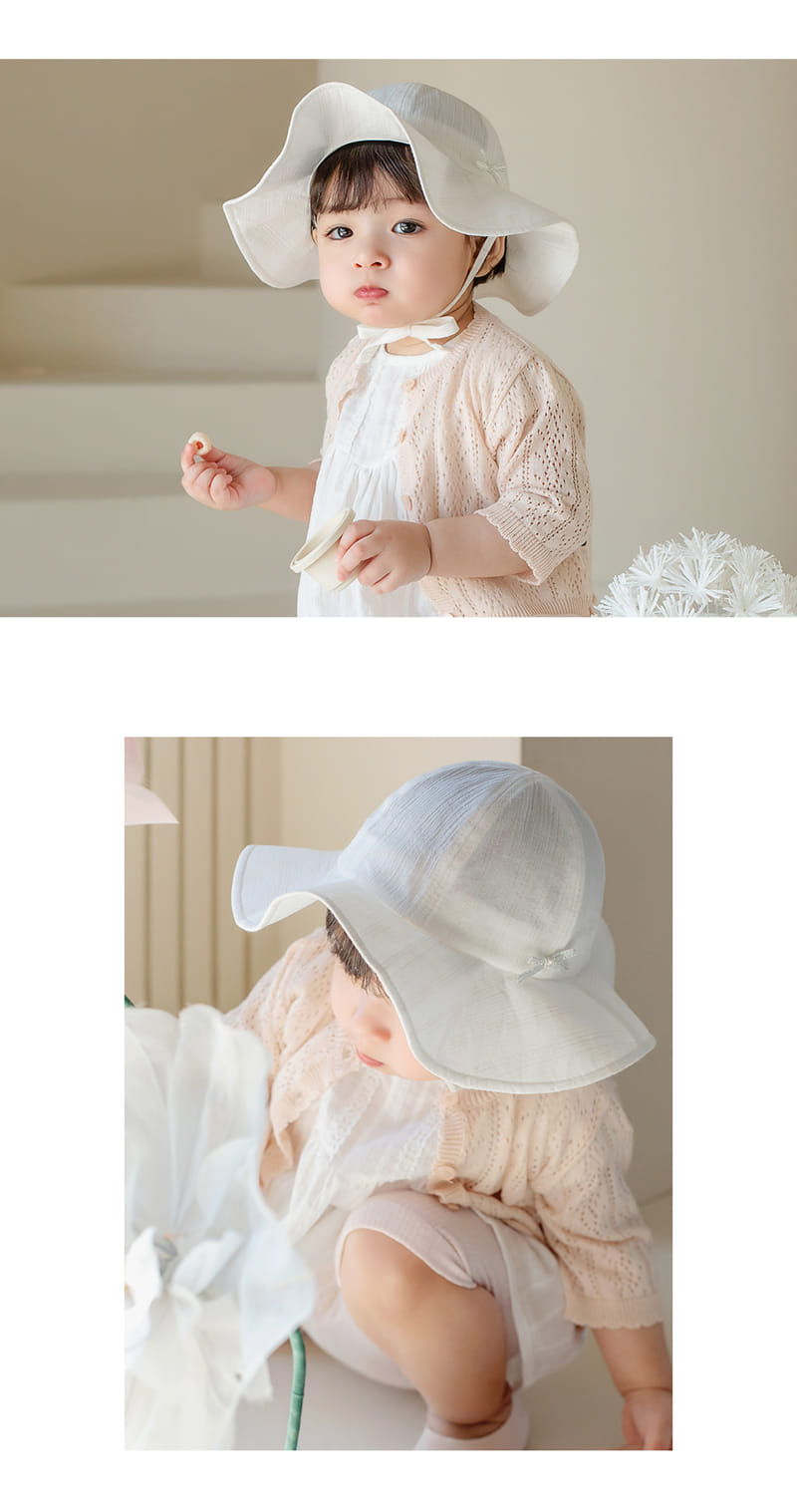 Kids Clara - Korean Baby Fashion - #onlinebabyshop - Rina Baby Sun Hat - 3