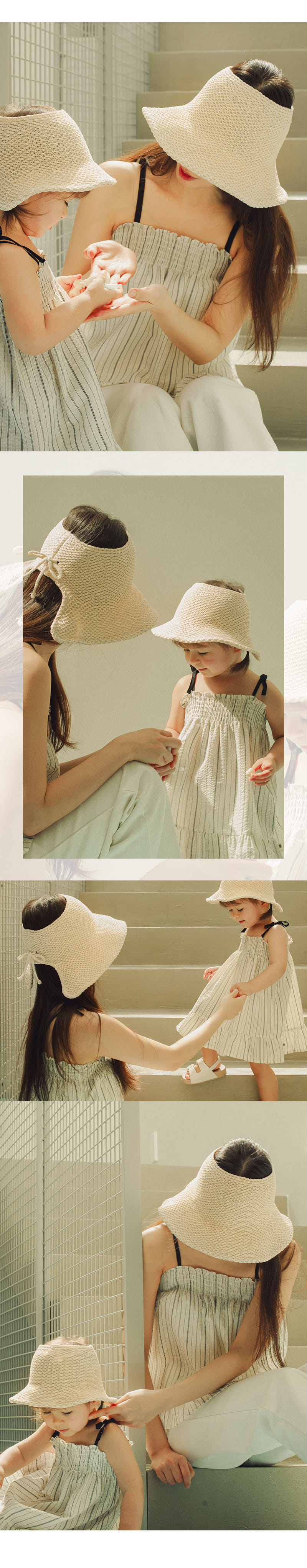 Kids Clara - Korean Children Fashion - #discoveringself - Mom Jinny Straw Bucket  Bonnet  - 2