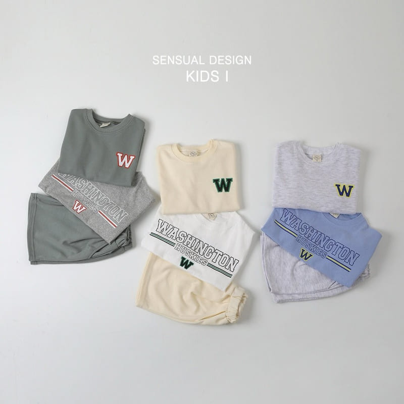 Kids i - Korean Children Fashion - #Kfashion4kids - W Top Bottom Set - 2