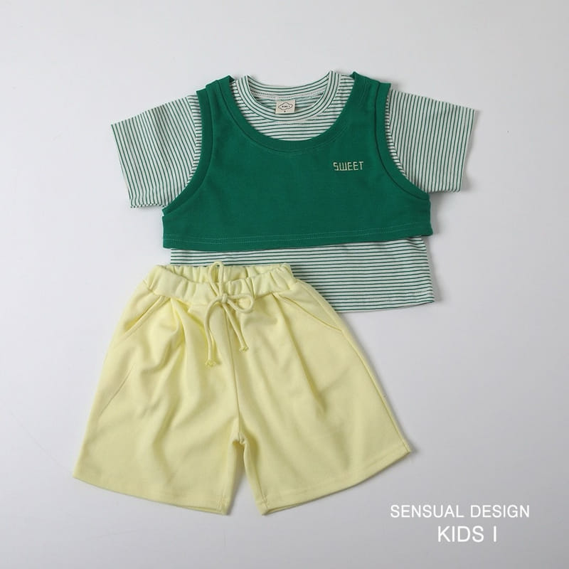 Kids i - Korean Children Fashion - #prettylittlegirls - Sweet Top Bottom Set - 4