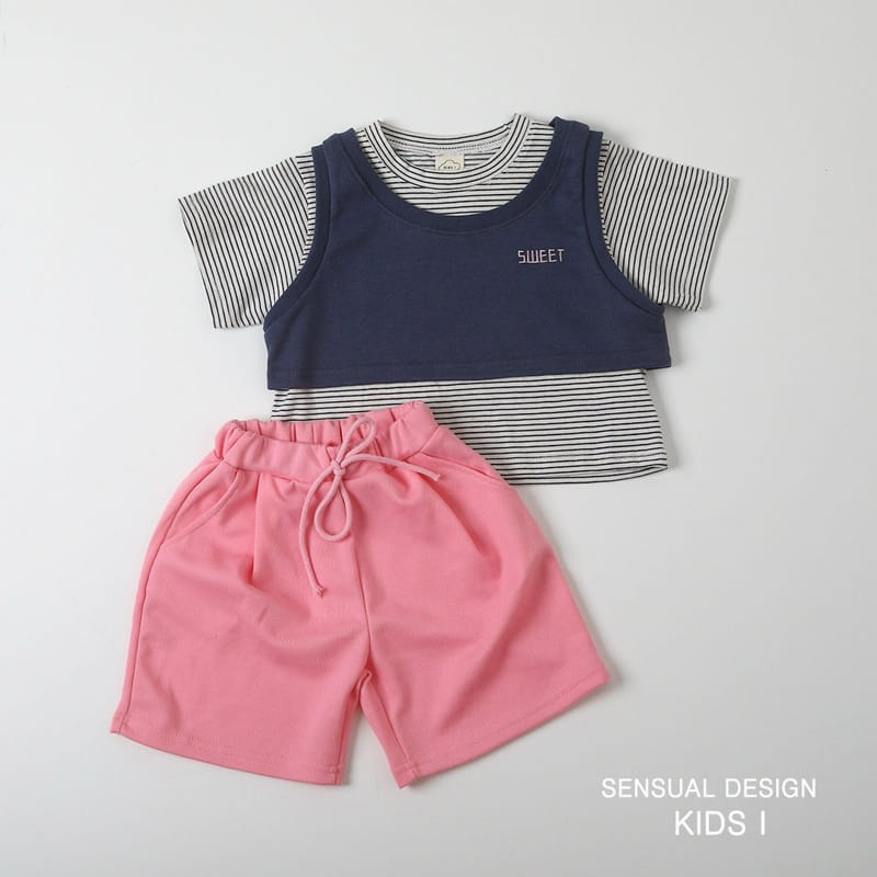 Kids i - Korean Children Fashion - #childrensboutique - Sweet Top Bottom Set - 6