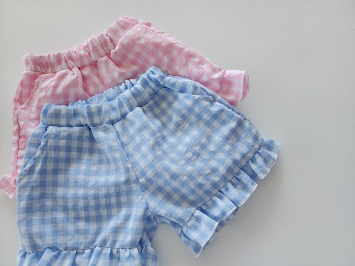 Kikimora - Korean Children Fashion - #Kfashion4kids - C Check Shorts