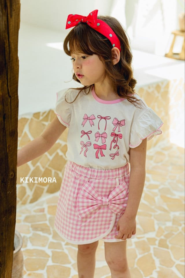 Kikimora - Korean Children Fashion - #Kfashion4kids - Printing Ribbon Tee - 9