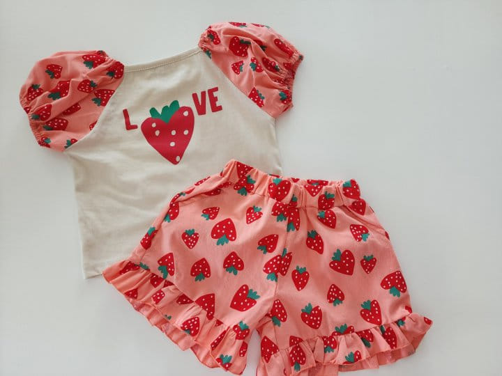 Kikimora - Korean Children Fashion - #stylishchildhood - Strawberry Pants - 4