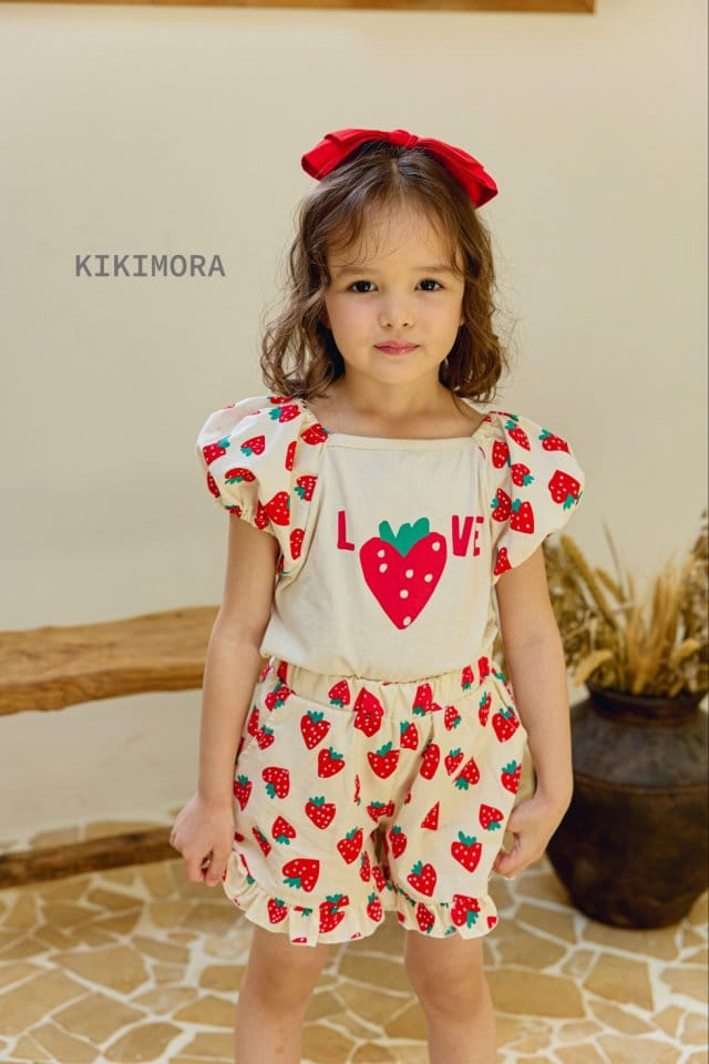 Kikimora - Korean Children Fashion - #childofig - Strawberry Tee - 3