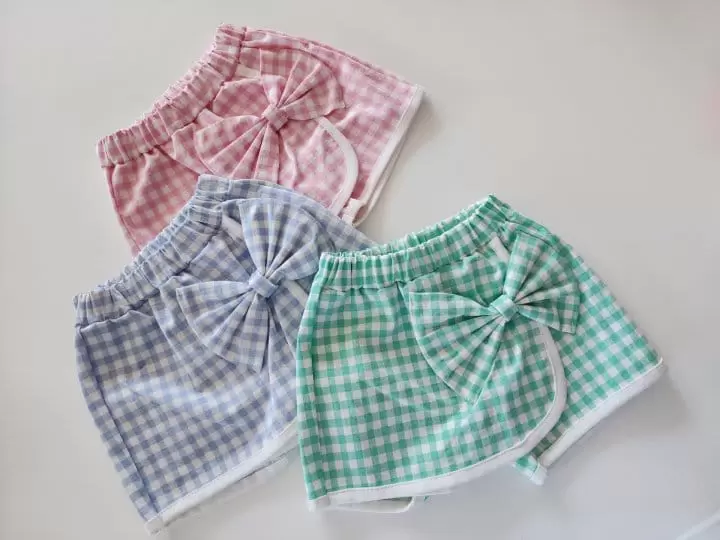 Kikimora - Korean Children Fashion - #childofig - Ribbon Wrap Shorts - 2