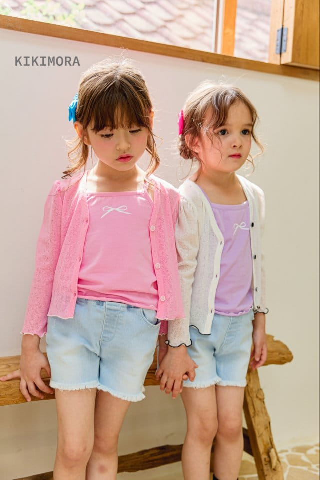 Kikimora - Korean Children Fashion - #childrensboutique - Vintage Short Denim Pants - 3