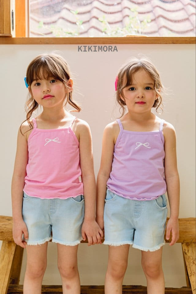 Kikimora - Korean Children Fashion - #childrensboutique - Intalock String Sleeveless Tee - 11