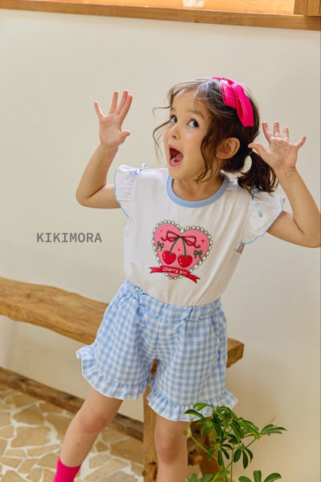 Kikimora - Korean Children Fashion - #designkidswear - Heart Cherry Tee - 10