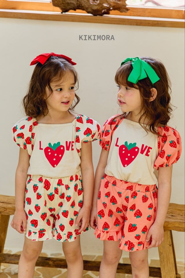 Kikimora - Korean Children Fashion - #designkidswear - Strawberry Pants - 6