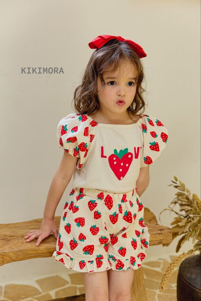 Kikimora - Korean Children Fashion - #designkidswear - Strawberry Tee - 5